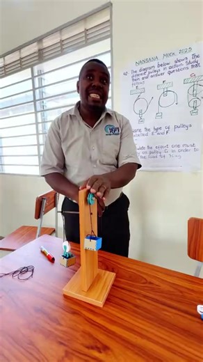 Single fixed pulley VS Single Movable pulley from science kit made by @River Flow International #foryou #fyppppppppppppppppppppppp #fyp #titokuganda256🇺🇬🇺🇬 #foryoupage