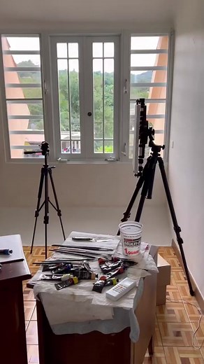 Realistic Cloud Painting Tutorial | Acrylic Painting Techniques