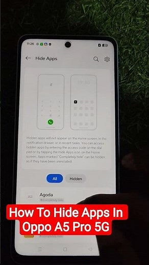 How to Hide Apps In Oppo A5 Pro 5g, All Oppo Smartphone Apps Hide settings #apphide #shorts #short