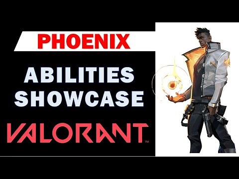 Phoenix Abilities Showcase | Valorant Phoenix Guide | Hot Hands, Blaze, Curveball, Run it Back