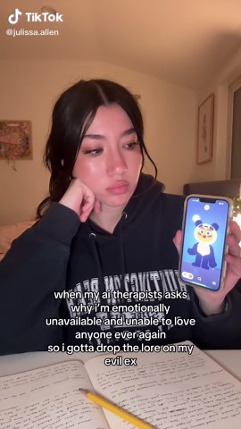 we’re gonna have a LONGGGG chat #viral #fyp #tolan #ex #ai | texts between me and my therapist