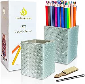Colored Pencils for Adult Coloring Book – 72 Soft Core Coloring Pencils Set, Colored Pencils for Adults Beginners Kids Teens Artists Coloring