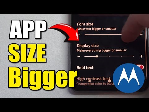 How to Make App Icons Bigger or Smaller on Motorola Phone (Android Tutorial)