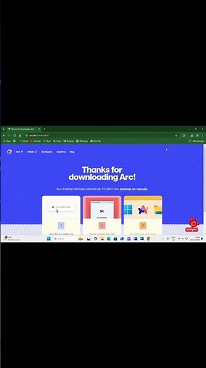 How to download the arc browser in any windows 11/10/7. #download#arc browser
