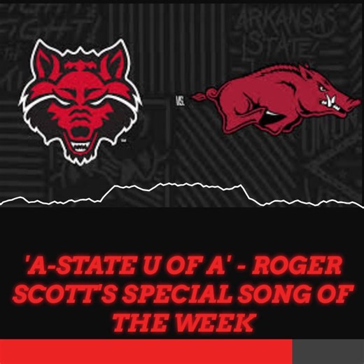 It’s a special week in Little Rock with the #Razorbacks playing the #RedWolves at War Memorial so Roger Scott dropped another classic(with an assist from Justin Moore) It’s A-State U of A (sponsored by Ortho Arkansas) | 103.7 THE BUZZ