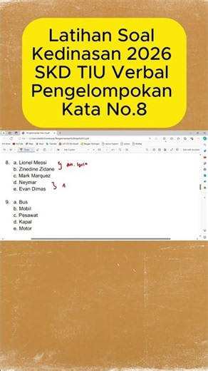 2026 Civil Service Entrance Exam Practice: SKD TIU Verbal Word Grouping No. 8