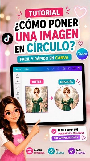 Cómo poner una imagen en círculo en Canva (FÁCIL y rápido)