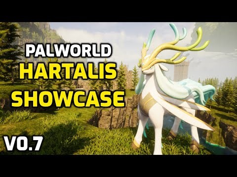 Palworld: Maxed Hartalis Showcase! | New Raid Boss Pal!