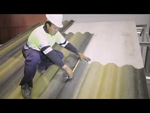 Instalación de placas de fibrocemento IMPERLINE Bajoteja de EURONIT