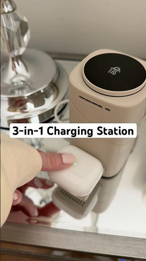 3-in-1 Wireless Charging Station 🤍🤍
