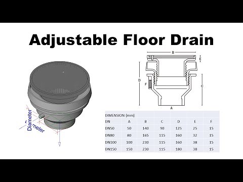 Create Adjustable Floor Drain Revit Family