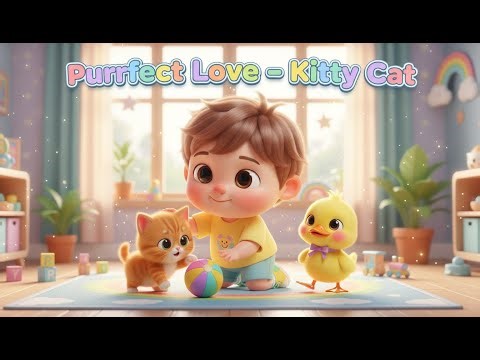 Purrfect Love Meow – Nursery Rhyme, Toddler Learning, Pet Fun, and Playful Kitty Adventure