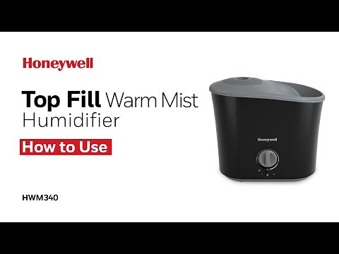 Honeywell Top Fill Warm Mist Humidifier HWM340 - How to Use