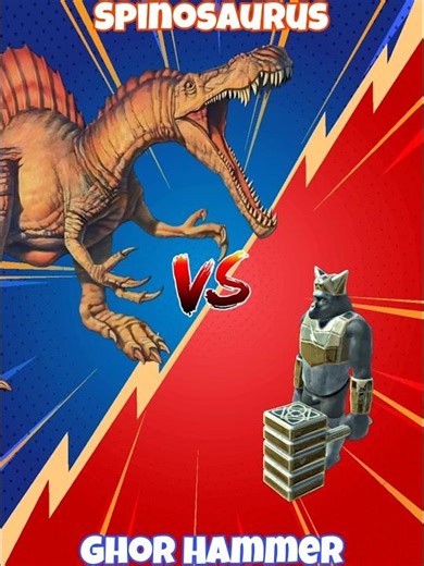 Spinosaurus Fight against Ghor Hammer | Animal Revolt Battle Simulator #arbs #usa