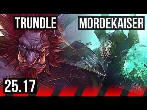 TRUNDLE vs MORDEKAISER (TOP) | 3/1/9 | EUW Diamond | 25.17