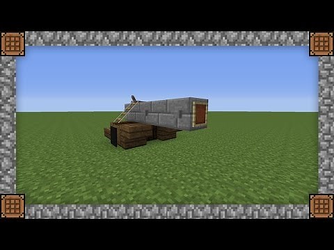 ★ Minecraft ~ How to make a Medieval Cannon