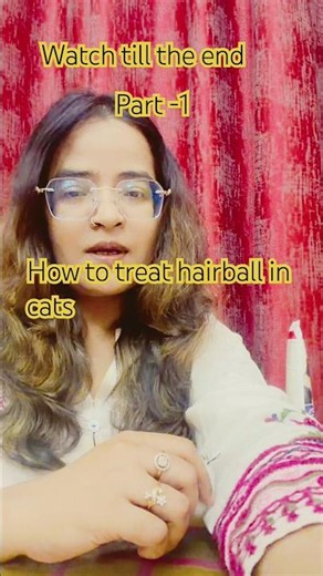 “Hair in poop = hairballs inside.Don’t ignore early signs! ignore early signs!#catcare #petgrooming