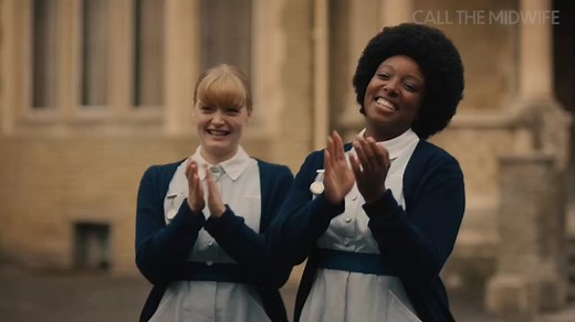 Series 13 Video Exclusive: Calling the New Midwives! A delightful aspect of the airing of this latest series of Call the Midwife on British TV has been the wonderful reception for our two new characters - trainee pupil midwives Joyce Highland and Rosalind Clifford. We don't think we've ever experienced such a warm and instant bonding with new faces at Nonnatus - thank you all for your lovely comments!! In this exclusive extended video, we interview the new Nonnatuns - Renee Bailey (Joyce) and Na