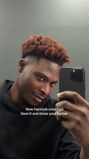 Semi Mullet Hairstyle for 4c Afro Hair Men