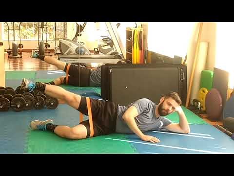 Exercícios para o quadril com faixa elástica