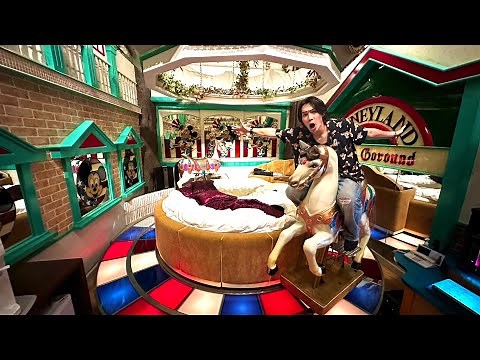 【部屋が遊園地】メリーゴーランドがあるラ◯ホに大事な人と泊まってみた♡