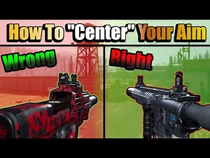 This is How PRO players IMPROVE *centering* in call of duty modern warfare👀