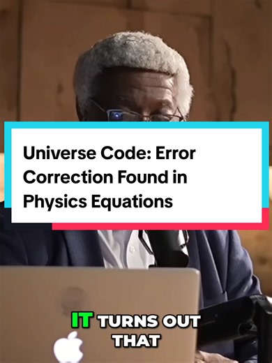Universe Code: Error Correction Found in Physics Equations