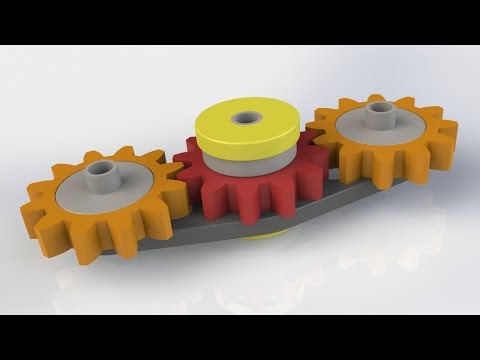 Solidworks: gear fidget spinner (1)