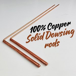 2 Pure Copper Dowsing Rods With Copper Handles - Solid Copper Dowsing Rods - Etsy
