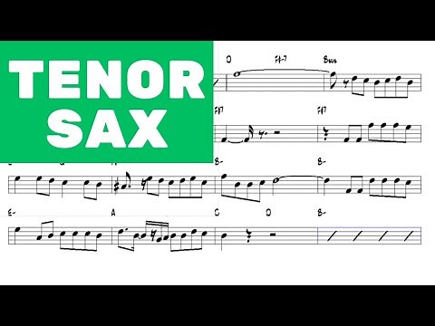 Tenor Sax Take the A Train Billy Strayhorn 1941 Sheet Music Backing Track