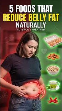 5 Foods That Burn Belly Fat Fast – Reverse Fat Naturally! #shorts #NaturalHealth