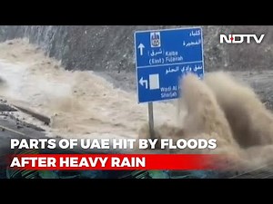 Parts Of UAE Hit By Floods After Heavy Rain