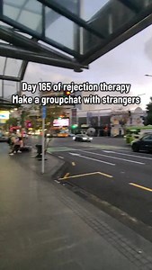 8.1K views · 603 reactions | day 165: make a groupchat with strangers actually the coolest guys ever! so kind of them to say yes :) shoutout my new friends @_smallken_ & @coconutcoconut010 what should I do tomorrow? #rejectiontherapy #rejection #askingstrangers #fyp #stranger #socialexperiment #foryoupage #groupchat | Daily Rejection | Facebook