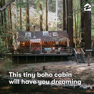 This tiny creekside cabin will have you ready to pack up and move to the mountains. | Zillow