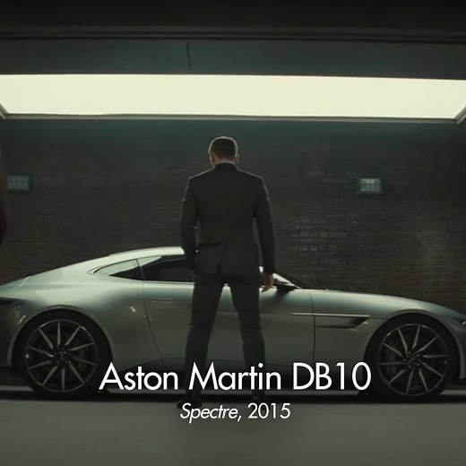 The Aston Martin DB10, designed to look like a shark… reflecting the hunter instincts of Daniel Craig’s 007. | James Bond 007