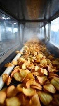 Cassava Chips Making Factory Process #factoryprocess #productionfacility #americanfood