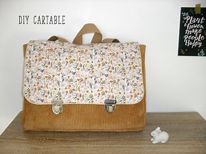 Coudre un cartable