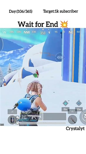 Day 106 of challenge 💀 wait for @Crystalyt_1 || #bgmishorts #bgmi #youtubeshorts #shorts #youtube