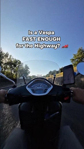 Vespa Top Speed Test 🚀 Is it FAST ENOUGH for the Highway?