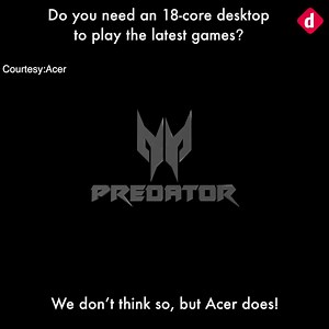 79K views · 2.9K reactions | 18 Core Intel Core i9 processor, 128GB RAM and 2 NVIDIA GTX 1080Ti in SLI! Here's a quick at the new Acer Predator Orion 9000 Gaming PC. | Digit | Facebook