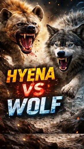 Hyena vs Wolf Clash of the Wild!