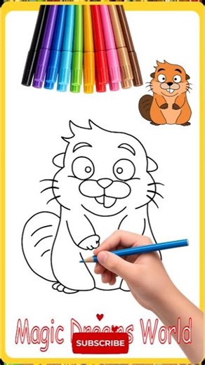 How To Draw Mabel | Hoppers, easy. #art #drawingtutorial