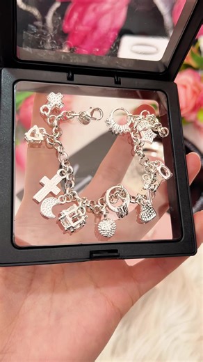 Elegant 925 Sterling Silvery Heart Key Pendant Bracelet#bracelet #jewelry #present #tiktokshopcreatorpicks #tiktokshopholidayhaul