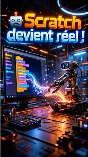 With Scratch, code can control real robots and connected objects!