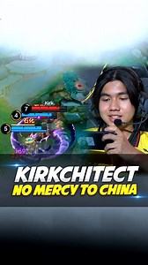 542K views · 4.3K reactions | Kirk no Mercy to Chinese KOL's #mlbb #m6creatorparty #PinasPinakamalakas | Snipe Gaming | Facebook