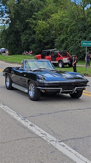 Chevrolet Corvette C2 Classic Car Drive By Engine Sound Cruisin Hines Westland 2025 | Casey Faitel