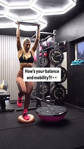 103 reactions · 9 comments | DRAGON SQUAT… but on a BOSU ‍ Wobbly...