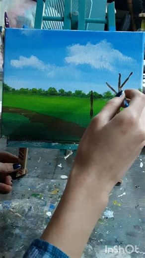Easy Landscape Painting 🖼