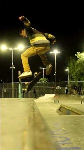 kickflip into ramp in rain