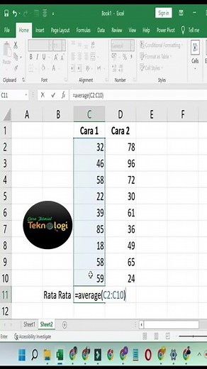 Quick Way to Calculate Average in Excel